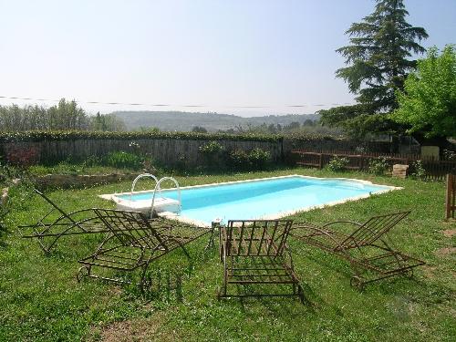 Maison proche Gordes, de plain pied, avec piscine
